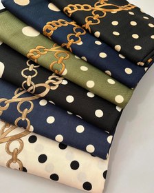 تصویر روسری کشمیر پاییزه سفید 