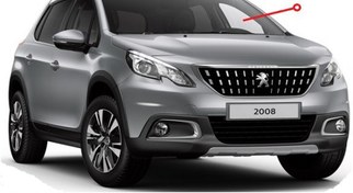 تصویر شیشه جلو پژو 2008 