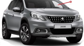 تصویر شیشه جلو پژو 2008 