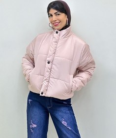 تصویر کاپشن کوتاه دخترانه قاپکدار 