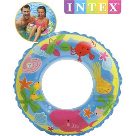 تصویر حلقه بادی شنا Intex مدل 58245 