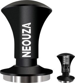 تصویر فنر کالیبره شده دوگانه NEOUZA Espresso Tamper V2 برای پورتافیلتر دستگاه قهوه، ضد انحراف فشار، دسته تصفیه شده، پایه ریپل استیل ضد زنگ (48.8 میلی متر) - ارسال 20 روز کاری NEOUZA Espresso Tamper V2 Dual Calibrated Spring Loaded for Coffee Machine Portafilter, Anti Pressure Deflection, Refined Handle, Stainless Steel Ripple Base (48.8 mm)