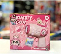 تصویر تفنگ حباب‌ساز لبوبو کد: XB-021 - صورتی 
