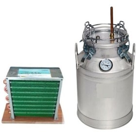 تصویر دستگاه تقطیر درجه 1 با ترمومتر به همراه کندانسور برقی اقتصادی 