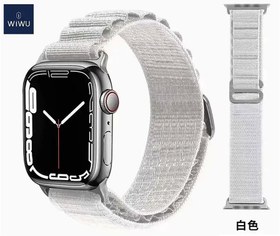 تصویر بند اپل واچ 42، 45،44 و 49 میلی‌متری سری 8 ویوو wiwu Nylon Watch Band Apple Watch 42/44/45/49 