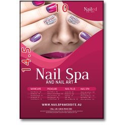 تصویر تراکت رنگی تحریر سایز A6 