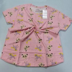 تصویر تیشرت نخ پنبه زنانه اچ اند ام قواره دار اصلی بنگلادشی T-shirt H&M