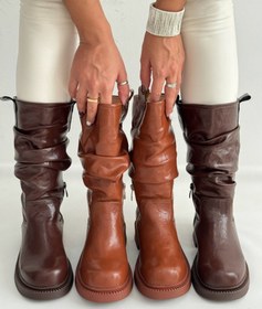 تصویر بوت چروک چرمی مدل ۲۴۱۴ 