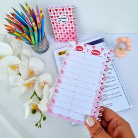 تصویر دفترچه لغات زبان 