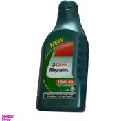 تصویر روغن موتور کاسترول مدل مگنتک SN جدید حجم 1 لیتر Castrol engine oil, new Magnetc SN model, volume 1 liter