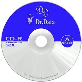 تصویر سی دی خام 52x بسته 50 عددی دکتر دیتا ا 52x raw CD pack of 50 pieces by Dr. Data 52x raw CD pack of 50 pieces by Dr. Data