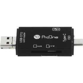 تصویر مبدل USB-C / USB / microUSB به SD / USB / TF پرووان مدل PCO03 