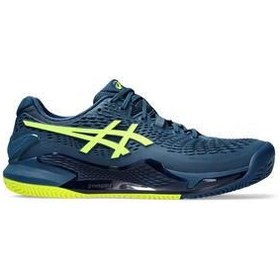 تصویر Asics GEL Resolution 9 Clay مردانه's Navy Blue Tennis کفش 1041A375 404 