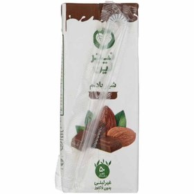 تصویر شیر بادام زمینی شکلاتی 200 سی سی نیچرلین Naturelean chocolate peanut almond milk 200cc