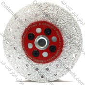 تصویر صفحه وکیوم پلیت (بریز) 11.5 سانت جدید نورلند مخصوص برش و سایش انواع سنگ،سرامیک،پرسلان 115 NEVERLAND 