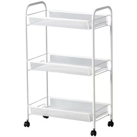 تصویر ترولی سفيد ایکیا مدل HORNAVAN 