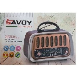 تصویر اسپیکر شارژی طرح رادیو برند SAVOY مدل 1140 