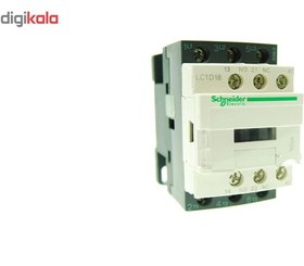 تصویر کنتاکتور اشنایدر الکتریک آمپر 18A مدل LC1D18M7 Contactor, TeSys Deca, 3P(3NO), AC-3/AC-3e, <=440V, 18A, 220V AC 50/60Hz coil, screw clamp terminals