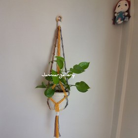 تصویر آویز و نگهدارنده گلدان hanging pot