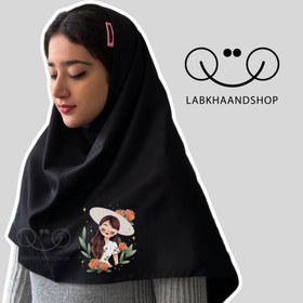 تصویر مقنعه چاپی 114 