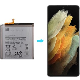 تصویر باتری سامسونگ مدل S21 اولترا Battery Samsung Galaxy S21 Ultra