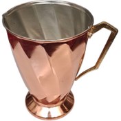 تصویر لیوان پیچی مسی پارچ پیچی مسی پارچ پیچی کروم عددی