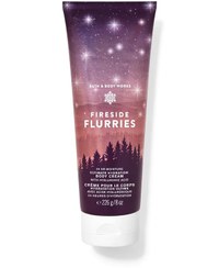 تصویر کرم بدن آبرسان و عطری بت اند بادی ورکس فایرساید فلوریز BATH & BODY WORKS Fireside Flurries BODY Cream 