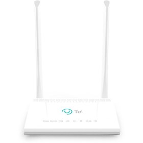 تصویر مودم روتر فیبر نوری N300 یوتل مدل G321 UTEL G321 300Mbps Wireless N GPON ONT FTTX Modem Router