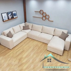 تصویر مبل یو راحتی ۹ نفره Luxurysofa-51 