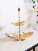 تصویر آجیل خوری زربام برنجی | مدل 2 