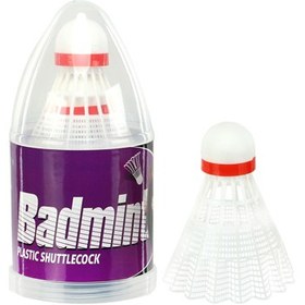 تصویر توپ بدمینتون پلاستیکی فوکس - بسته 3 عددی 