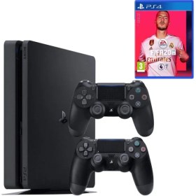 تصویر کنسول بازی سونی PS4 Slim | حافظه 500 گیگابایت به همراه یک دسته اضافه PlayStation 4 Slim 500 GB + 1 extra controller