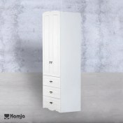 تصویر کمد لباس ۷۰ سانتی‌متری مانلی با سه کشو از MDF 