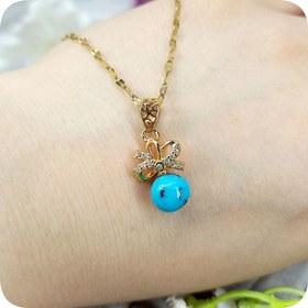 تصویر گردنبند گوی فیروزه 