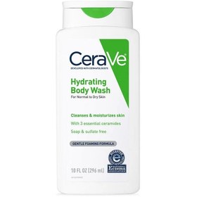 تصویر شوینده بدن ابرسان سراوی CeraVe Hydrating Body Wash 