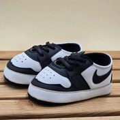 تصویر پاپوش نوزادی نایک دو رنگ مشکی سایز ۳ تا ۱۲ ماه 