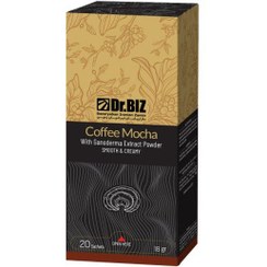 تصویر قهوه موکا گانودرما دکتر بیز 20 عدد Dr. Biz Ganoderma Coffee Mocha