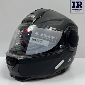 تصویر کلاه کاسکت فک متحرک LS2 مدل FF345 مشکی مات 