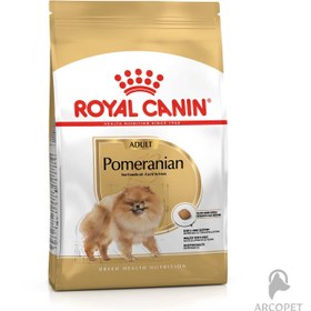 تصویر غذای خشک سگ رویال کنین اصل مدل پامرانین Adult Pomeranian وزن 1.5 کیلوگرم Royal Canin Pomeranian1.5kg