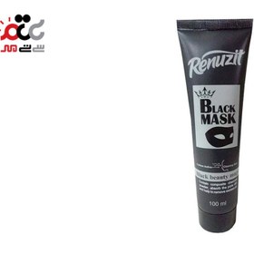 تصویر ماسک صورت ذغال 100میل رینوزیت Renuzit Black Mask 100ml