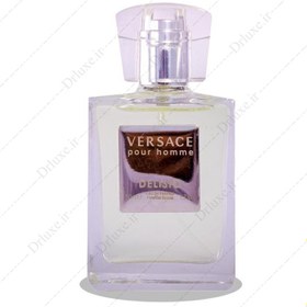 تصویر ادکلن ادوپرفیوم مردانه دلیسیو مدل VERSACE pour homme حجم 50 میلی لیتر 