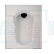 تصویر توالت گلسار مدل نیلوفر ریم لس 