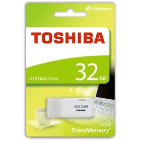 تصویر فلش مموری توشیبا مدل TransMemory U202 ظرفیت 32 گیگابایت U202 TransMemory 32GB USB 2.0 Flash Memory