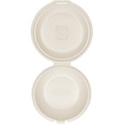 تصویر کاسه یکبار مصرف گیاهی ۶۰۰ سی‌سی درب‌دار 