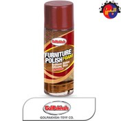 تصویر اسپری براق کننده و تمیز کننده چوب و چرم گل پخش حجم ۴۵۰ میلی لیتر 