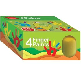 تصویر رنگ انگشتی 4 رنگ پالمو ـ‌ ونداهایپر 4 Color Finger Paint Palmo (Best Qulity Stationery) for kids