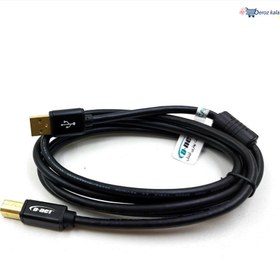 تصویر کابل USB پرینتر دی نت طول 1.5 متر ا D-net USB Printer Conversion cable 1.5 meters D-net USB Printer Conversion cable 1.5 meters