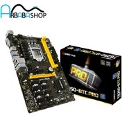 تصویر مادربورد بایوستار مدل TB250-BTC Pro با حافظه DDR4 