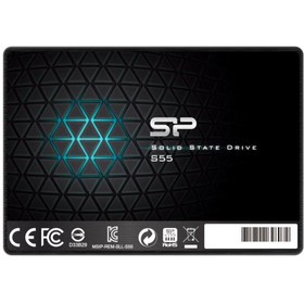 تصویر اس اس دی 960 گیگابایت 2.5 اینچ SATA سیلیکون پاور مدل Slim S55 Silicon Power Slim S55 960GB SATA3 SSD