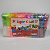 تصویر خمیر کلی 24 رنگ زیپ لاکی 